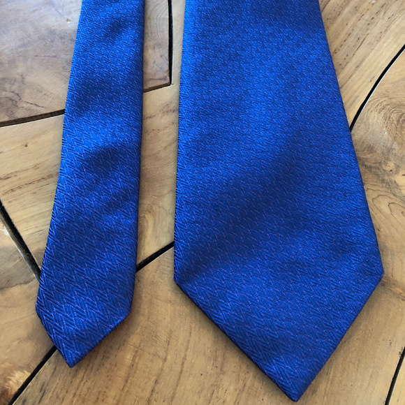PINK Brand Neck Tie Neon Blue Purple - Picture 6 of 6